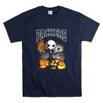 Packers Halloween Jack Skellington Green Bay Football Pumpkins T Shirt 7