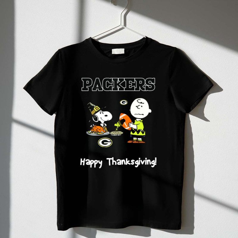 Packers Snoopy Charlie Brown Happy Thanksgiving 1 T Shirt