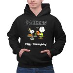 Packers Snoopy Charlie Brown Happy Thanksgiving 2 Hoodie