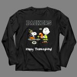 Packers Snoopy Charlie Brown Happy Thanksgiving 4 Long Sleeves