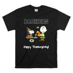 Packers Snoopy Charlie Brown Happy Thanksgiving T Shirt 6