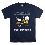 Packers Snoopy Charlie Brown Happy Thanksgiving T Shirt 7