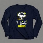 Packers Snoopy Driving Car with Woodstock and Packers 6 Long Sleeves
