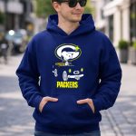 Packers Snoopy Driving Car with Woodstock and Packers 8 Hoodie