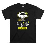 Packers Snoopy Driving Car with Woodstock and Packers T Shirt 6