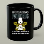 Packers Snoopy Yoga Give Me the Strength to Walk Away from Stupid People Without Slapping Them 1 mug.jpg