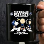 Patriots AFC East Champions December 28 2025 Snoopy And Peanuts Family Abbey Road 3 mug.jpg