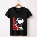Patriots New England Football Snoopy 7 Womens V Neck
