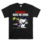 Patriots Snoopy Make Me Drink New England Football Peanuts Woodstock T Shirt 6