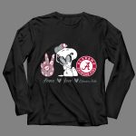 Peace Love Alabama Crimson Tide Snoopy Football Fan Gear 4 Long Sleeves