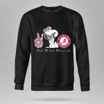 Peace Love Alabama Crimson Tide Snoopy Football Fan Gear 9 Sweatshirt