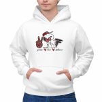 Peace Love Atlanta Falcons Snoopy 2 Hoodie