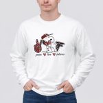 Peace Love Atlanta Falcons Snoopy 4 Long Sleeves