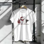 Peace Love Atlanta Falcons Snoopy T Shirt 6
