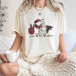 Peace Love Atlanta Falcons Snoopy T Shirt 7