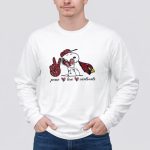 Peace Love Cardinals Snoopy Arizona Football 4 Long Sleeves