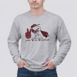 Peace Love Cardinals Snoopy Arizona Football 6 Long Sleeves