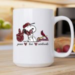 Peace Love Cardinals Snoopy Baseball Fan 2 mug.jpg