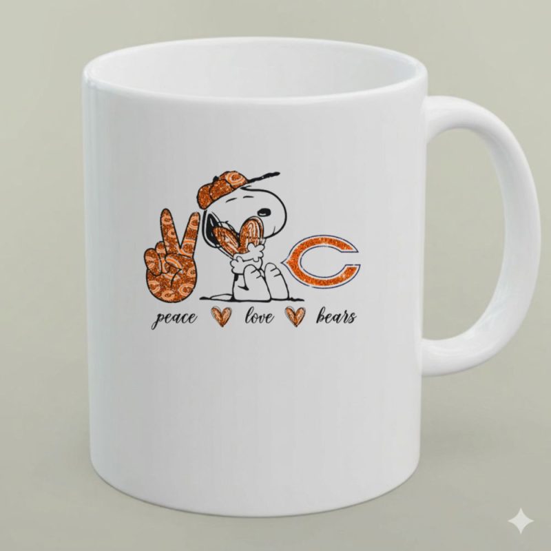 Peace Love Chicago Bears Snoopy Victory 1 Mug.jpg