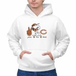 Peace Love Chicago Bears Snoopy Victory 2 Hoodie