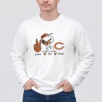 Peace Love Chicago Bears Snoopy Victory 4 Long Sleeves
