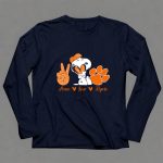 Peace Love Clemson Tigers Snoopy With Paw Print And Heart Icons 6 Long Sleeves.jpg