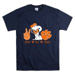 Peace Love Clemson Tigers Snoopy With Paw Print And Heart Icons T Shirt 7.jpg