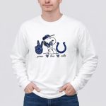 Peace Love Colts Snoopy Indianapolis 4 Long Sleeves
