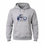 Peace Love Colts Snoopy Indianapolis 8 Hoodie