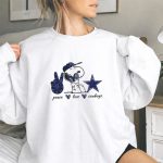 Peace Love Dallas Cowboys Snoopy Star 9 Sweatshirt