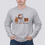 Peace Love Heart Bengals Snoopy Football Fan 6 Long Sleeves