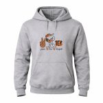 Peace Love Heart Bengals Snoopy Football Fan 8 Hoodie