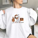Peace Love Heart Bengals Snoopy Football Fan 9 Sweatshirt