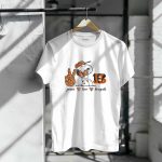 Peace Love Heart Bengals Snoopy Football Fan T Shirt 6