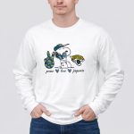 Peace Love Jacksonville Jaguars Snoopy 4 Long Sleeves