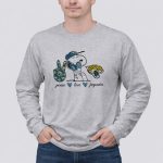 Peace Love Jacksonville Jaguars Snoopy 6 Long Sleeves