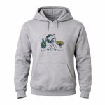 Peace Love Jacksonville Jaguars Snoopy 8 Hoodie