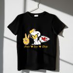 Peace Love Kansas City Chiefs Snoopy Nfl Emojis 1 T Shirt
