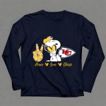 Peace Love Kansas City Chiefs Snoopy Nfl Emojis 6 Long Sleeves