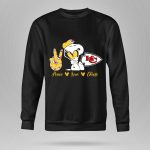 Peace Love Kansas City Chiefs Snoopy Nfl Emojis 9 Sweatshirt