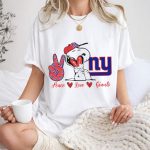 Peace Love New York Giants Snoopy Ny 1 T Shirt