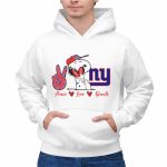 Peace Love New York Giants Snoopy Ny 2 Hoodie