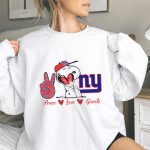Peace Love New York Giants Snoopy Ny 9 Sweatshirt