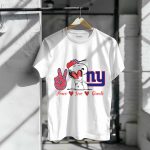 Peace Love New York Giants Snoopy Ny T Shirt 6