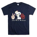 Peace Love Oklahoma Sooners Snoopy T Shirt 7.jpg