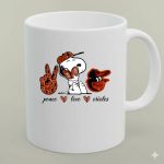 Peace Love Orioles Snoopy Cheerful Baltimore Baseball Spirit 1 mug.jpg