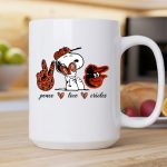 Peace Love Orioles Snoopy Cheerful Baltimore Baseball Spirit 2 mug.jpg