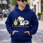 Peace Love Packers Snoopy Green Bay Packers 8 Hoodie