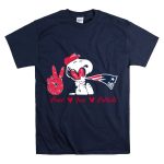 Peace Love Patriots Snoopy New England T Shirt 7