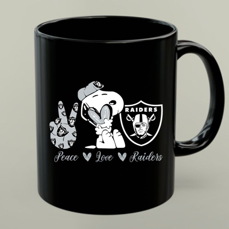 Peace Love Raiders Snoopy Football 1 Mug.jpg